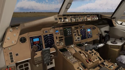 Azrsim Flight Factor 757 8K Cockpit Textures screenshot