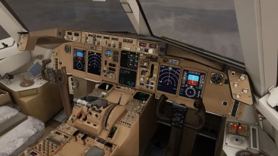 Azrsim Flight Factor 757 8K Cockpit Textures screenshot