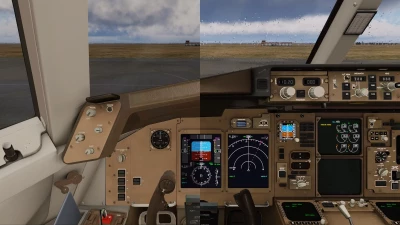 Azrsim Flight Factor 757 8K Cockpit Textures screenshot
