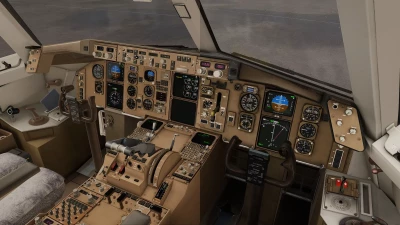 Azrsim Flight Factor 757 8K Cockpit Textures screenshot