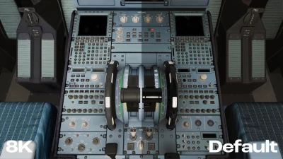 Azrsim Flight Factor A320 8K Cockpit Textures screenshot