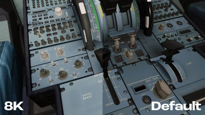 Azrsim Flight Factor A320 8K Cockpit Textures screenshot