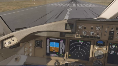 Azrsim Flight Factor 767-400 8K Cockpit Textures screenshot