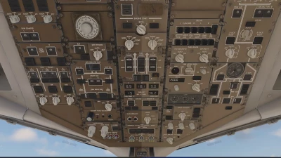 Azrsim Flight Factor 767-400 8K Cockpit Textures screenshot