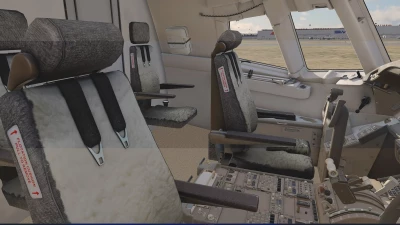 Azrsim Flight Factor 767-400 8K Cockpit Textures screenshot