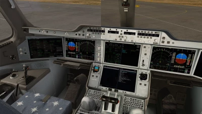 Azrsim Flight Factor A350 8K Cockpit Textures screenshot
