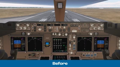 Azrsim SSG 747-8 8K Cockpit Textures screenshot
