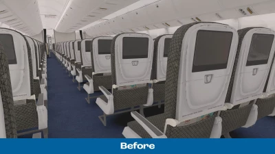 Azrsim Flight Factor 767 8K Cabin Textures screenshot