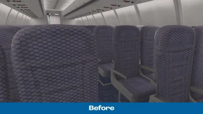 Azrsim Flight Factor 757 8K Cabin Textures screenshot