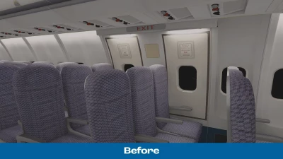 Azrsim Flight Factor 757 8K Cabin Textures screenshot