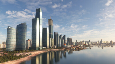 ZSQD Qingdao Jiaodong International Airport - Microsoft Flight Simulator screenshot