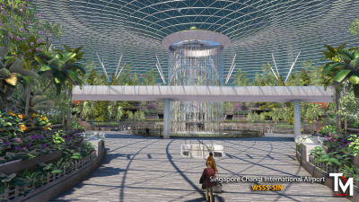 WSSS Singapore Changi International Airport - Microsoft Flight Simulator screenshot