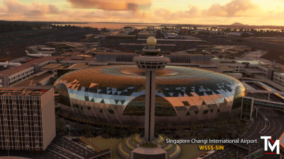 WSSS Singapore Changi International Airport - Microsoft Flight Simulator screenshot