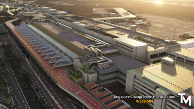 WSSS Singapore Changi International Airport - Microsoft Flight Simulator screenshot