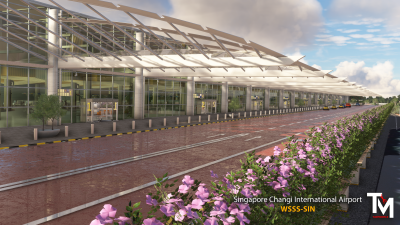WSSS Singapore Changi International Airport - Microsoft Flight Simulator screenshot