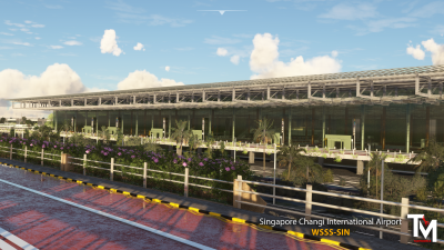 WSSS Singapore Changi International Airport - Microsoft Flight Simulator screenshot