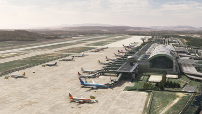 LTBJ İzmir Adnan Menderes Airport V2 - Microsoft Flight Simulator screenshot