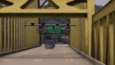 Dfflyer Direct Pittsburgh City & Bridges Pack - Microsoft Flight Simulator screenshot