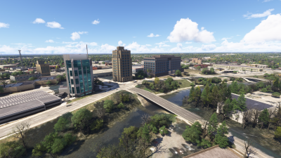 Dfflyer Direct Southeast Michigan Cities Pack - Microsoft Flight Simulator screenshot