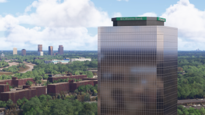 Dfflyer Direct Southeast Michigan Cities Pack - Microsoft Flight Simulator screenshot