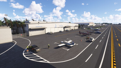 KSMO Santa Monica Airport - Microsoft Flight Simulator screenshot