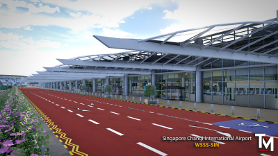 WSSS Singapore Changi Int'l Airport - X-Plane 12 screenshot