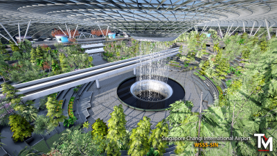 WSSS Singapore Changi Int'l Airport - X-Plane 12 screenshot