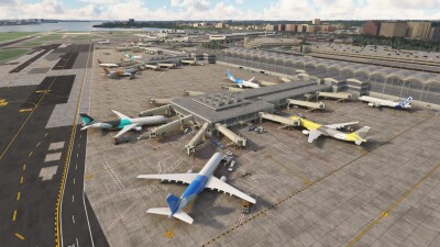 KDCA Ronald Reagan Washington National Airport - Microsoft Flight Simulator screenshot