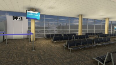 KDCA Ronald Reagan Washington National Airport - Microsoft Flight Simulator screenshot