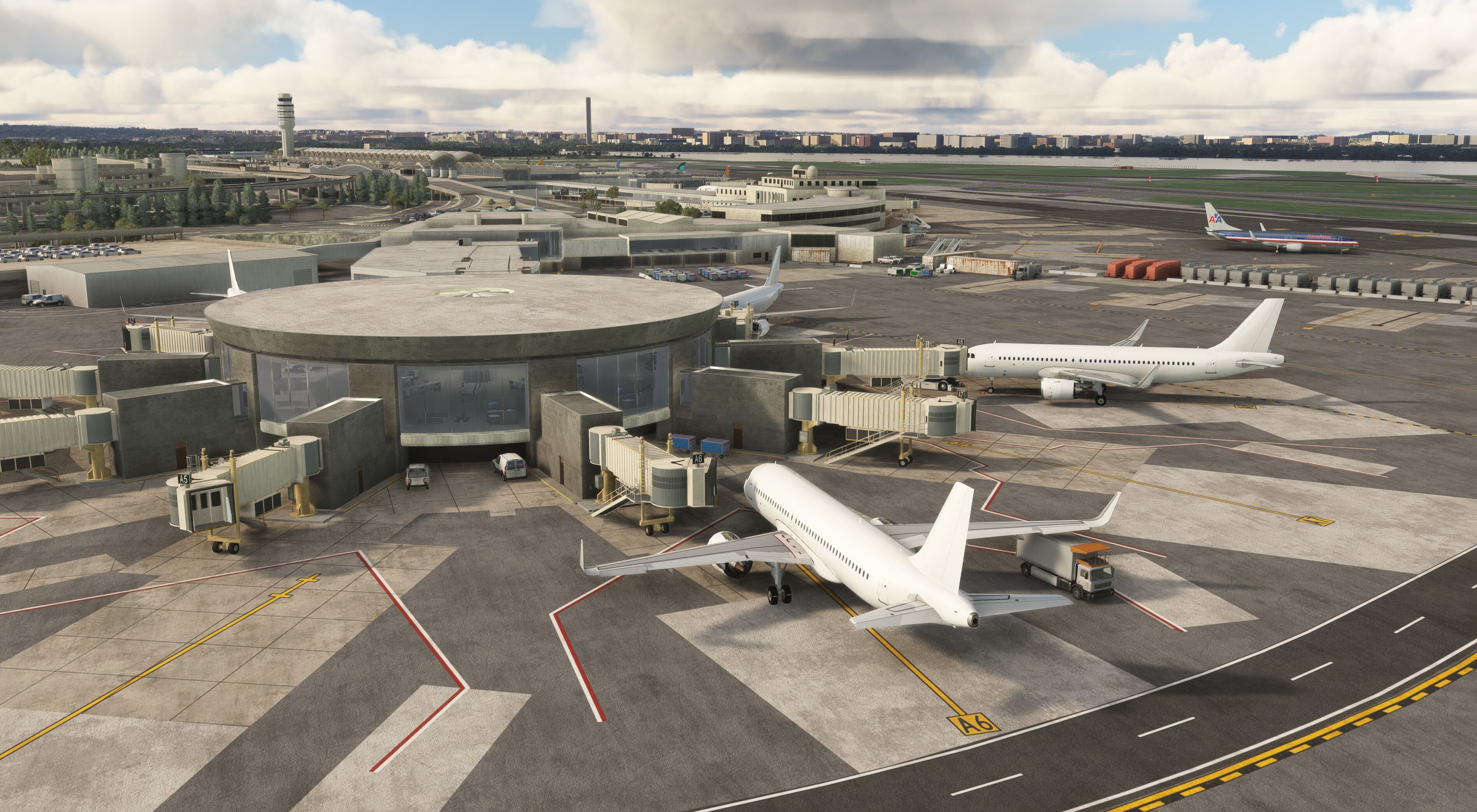 KDCA Ronald Reagan Washington National Airport - Microsoft Flight Simulator