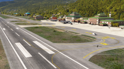 VQPR Paro International Airport - Microsoft Flight Simulator screenshot
