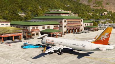VQPR Paro International Airport - Microsoft Flight Simulator screenshot