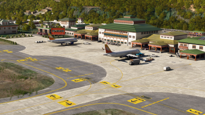 VQPR Paro International Airport - Microsoft Flight Simulator screenshot