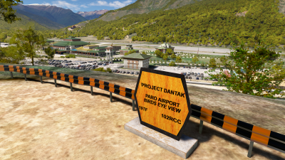 VQPR Paro International Airport - Microsoft Flight Simulator screenshot