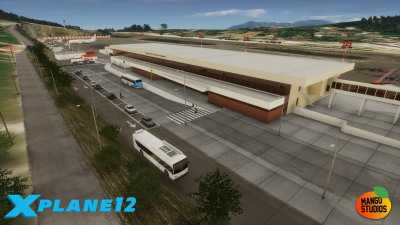LGSK Skiathos Alexandros Papadiamantis Airport - X-Plane 12 screenshot