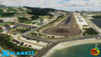 LGSK Skiathos Alexandros Papadiamantis Airport - X-Plane 12 screenshot