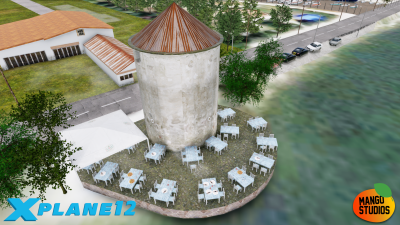 LGSK Skiathos Alexandros Papadiamantis Airport - X-Plane 12 screenshot