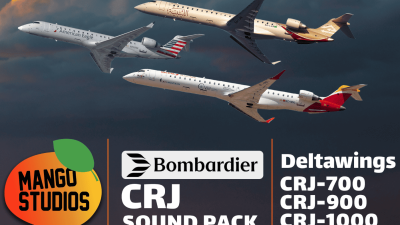 Mango Studios CRJ Sound Pack - X-Plane 12 screenshot