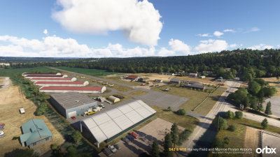 S43 & W16 Harvey Field and Monroe Firstair Airports - Microsoft Flight Simulator 2024 screenshot