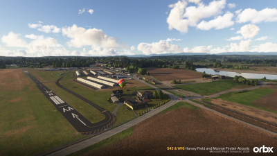 S43 & W16 Harvey Field and Monroe Firstair Airports - Microsoft Flight Simulator 2024 screenshot
