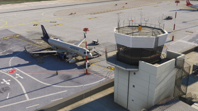 LGSM Samos International Airport - Microsoft Flight Simulator screenshot