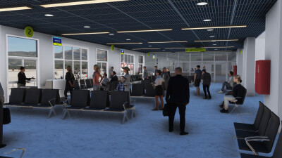 LGSM Samos International Airport - Microsoft Flight Simulator screenshot