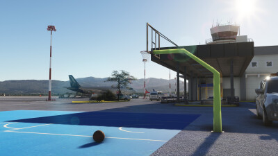 LGSM Samos International Airport - Microsoft Flight Simulator screenshot