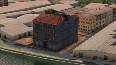 Iron Sim Pisa City Landmarks - Microsoft Flight Simulator screenshot