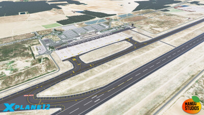 LEMI Región de Murcia International Airport - X-Plane 12 screenshot