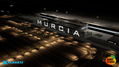 LEMI Región de Murcia International Airport - X-Plane 12 screenshot