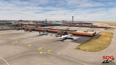 HECA Cairo International Airport - Microsoft Flight Simulator screenshot