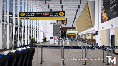CYQB Québec City Jean Lesage International Airport - X-Plane 12 screenshot