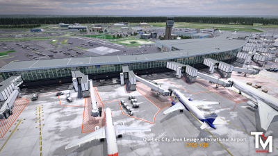 CYQB Québec City Jean Lesage International Airport - X-Plane 12 screenshot