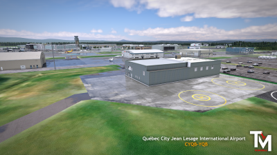 CYQB Québec City Jean Lesage International Airport - X-Plane 12 screenshot